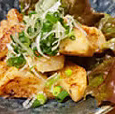 鉄板山芋ウニマヨ焼き