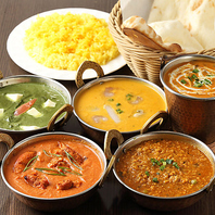 【本格的な多国籍料理】約30種類以上の本格カレー