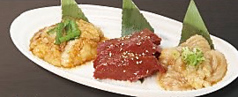 本日のホルモンお任せ3種盛り