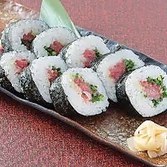 生本マグロのねぎとろ中巻き