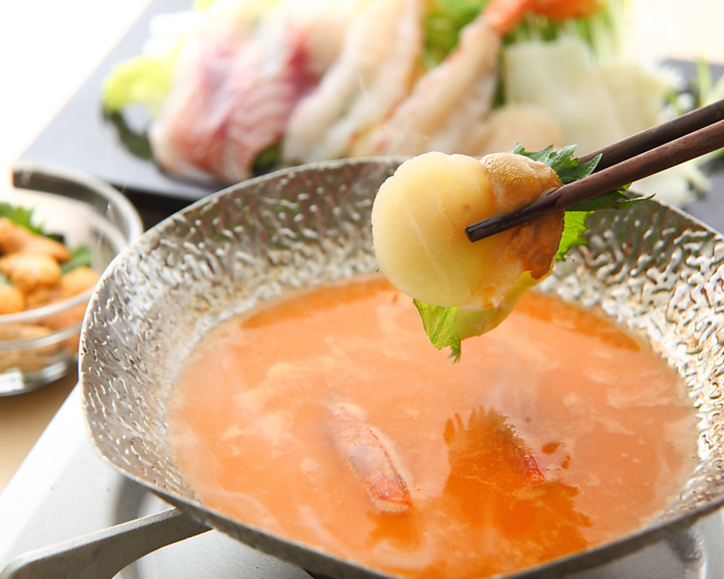 至福の逸品！ウニしゃぶ！