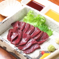 料理メニュー写真 馬ハツ刺し