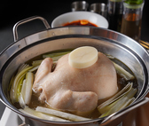 名物タッカンマリと焼酎ハイボール　いちわどり