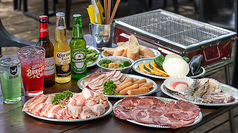 OutdoorBBQ Terrace GLOBAR眺めが良いテラスレストランの写真