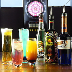 アルコール飲み放題!ダーツ投げ放題!【1h/2500yen 以降30分550yen】