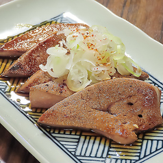新鮮 純レバテキ(ニラキムチ添え)