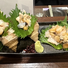活つぶ貝お造り