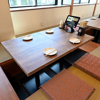ゆったりくつろげる掘りごたつテーブル☆