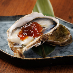 生牡蠣のポン酢ジュレ掛け