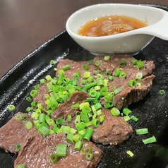 牛サガリの鉄板焼き