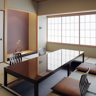 掘りごたつ式お座敷・テーブル個室は大切な日にどうぞ