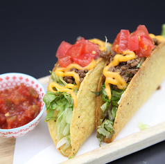 炎家のタコス2個