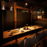 癒しと寛ぎの店内！完全個室の上質な和モダン空間