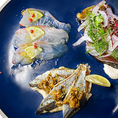 本日の鮮魚のカルパッチョ~3種盛り合わせ~