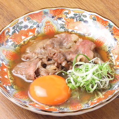 和牛ブリスケと九条ネギのすき焼き