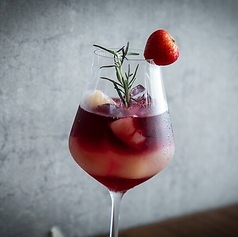 苺と桃のサングリア