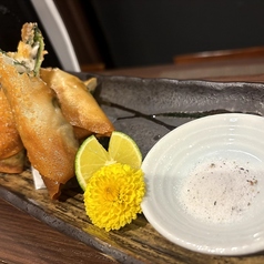 牡蠣と大葉の春巻き