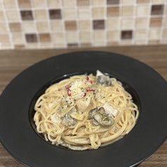 牡蠣と帆立のスパゲッティ