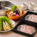 料理メニュー写真&nbsp;2色だし鍋の 豚しゃぶ食べ放題