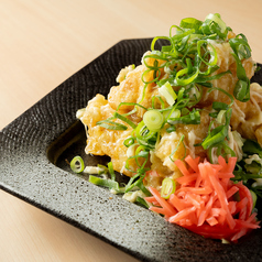 鶏天ネギマヨソース