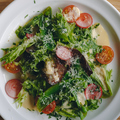 料理メニュー写真&nbsp;地元野菜のシーザーサラダ