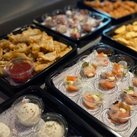 ご宴会に合わせた美味しいお食事を当店でご提供