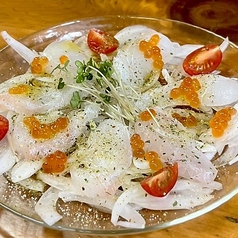 鯛のカルパッチョ