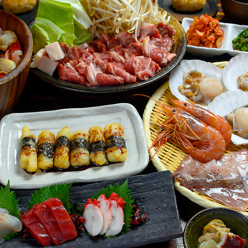 色々食べれる充実の『コース料理』