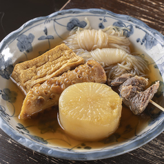 だしおでん 牛すじ・たまご・だいこん・あつあげ・ちくわ・糸こん 各