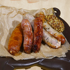 こだわりソーセージ盛り合わせ