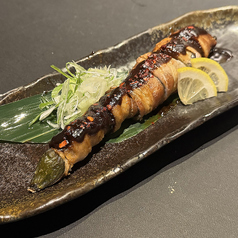 まるごと秋ナスの麻婆肉巻き