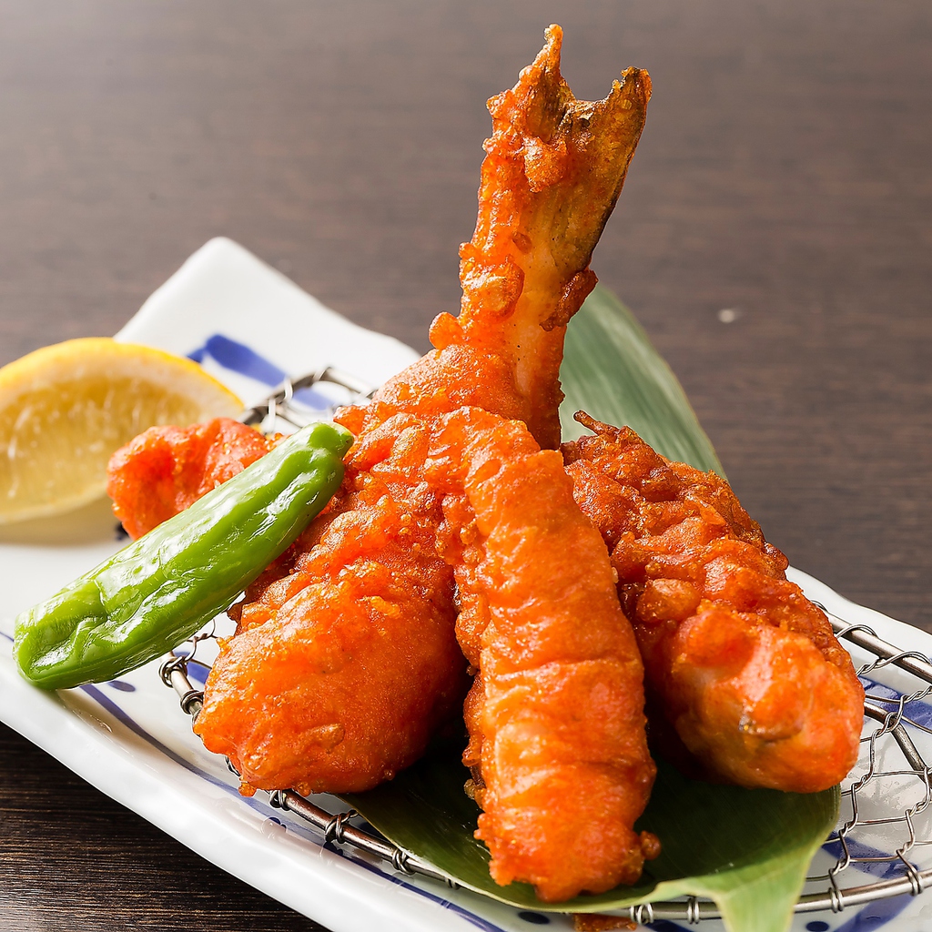 自慢の逸品　ふぐ明太揚げ