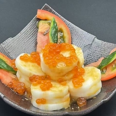 長芋わさび漬け汁まくる魚卵付き