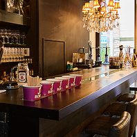 心斎橋駅徒歩2分◆深夜まで◇洗練された夜カフェ