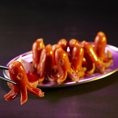 お酒のつまみにピッタリ！かわいい顔付きが愛らしい「タコさんウインナー10匹」の写真