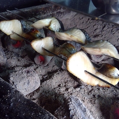 炭火焼きの風景