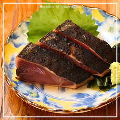 豆皿刺 金華かつおたたき
