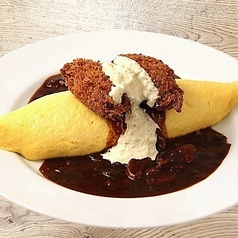 熟成ハヤシソースオムライス～牡蠣フライのせ～