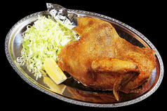 新潟名物　特大若鶏半身揚げ(昔懐かしい カレー風味)