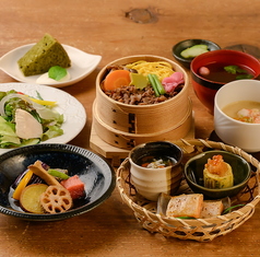 きのわ 京わっぱ&素材スイーツのコース写真