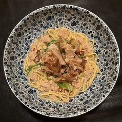 焼きたらことねぎの和風だしバター醤油仕立て