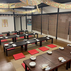 【お座敷席】広いお座敷席完備！大人数の宴会も対応可能です◎各種ご宴会・パーティなど様々なシーンでご利用ください♪お客様の人数に合わせ、ご案内いたします！ご予算や人数など、お気軽にお問い合わせください！