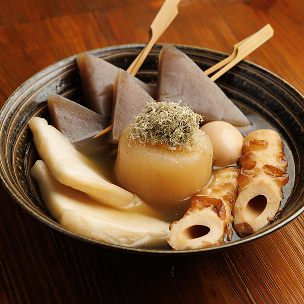 新横浜 個室 居酒屋 おでん 鮮魚 海鮮 創作料理 飲み放題 宴会 女子会 デート 誕生日 喫煙可 