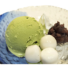 抹茶白玉あん