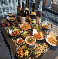 お酒と料理　充喜