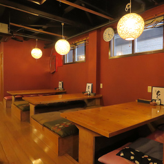 1階席の掘りごたつテーブルです。