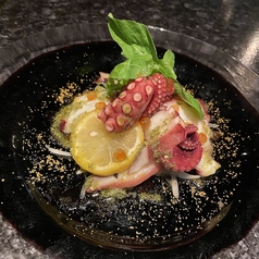 タコのカルパッチョ　シチリア風