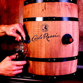 カリブの酒場はワインご注文のお客様は樽で提供！当店の拘りです！
