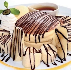 チョコレートバナナパンケーキ