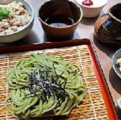 足柄茶うどんと小丼セット 温・冷